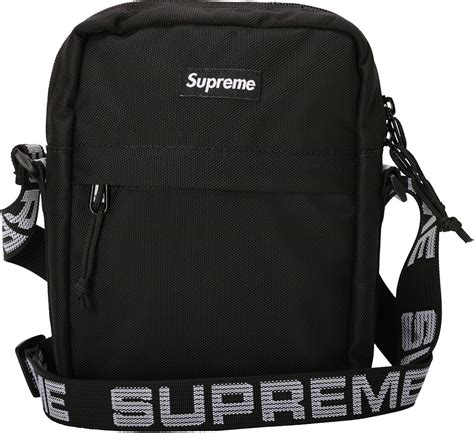 supreme shoulder bag ss18 black